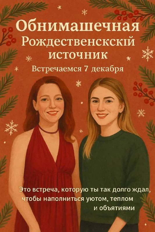 Обнимашечная №29: "Рождественский Источник: Наполнение энергией перед Новым годом"🎄