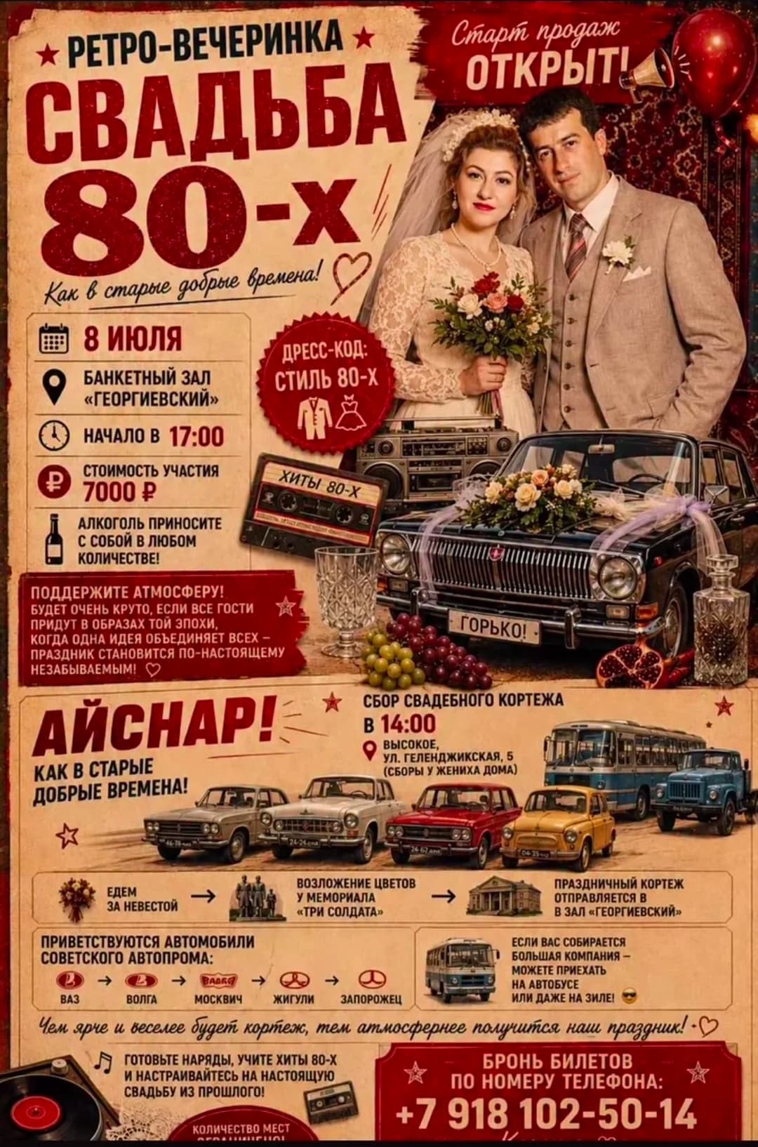 Свадьба 80-х