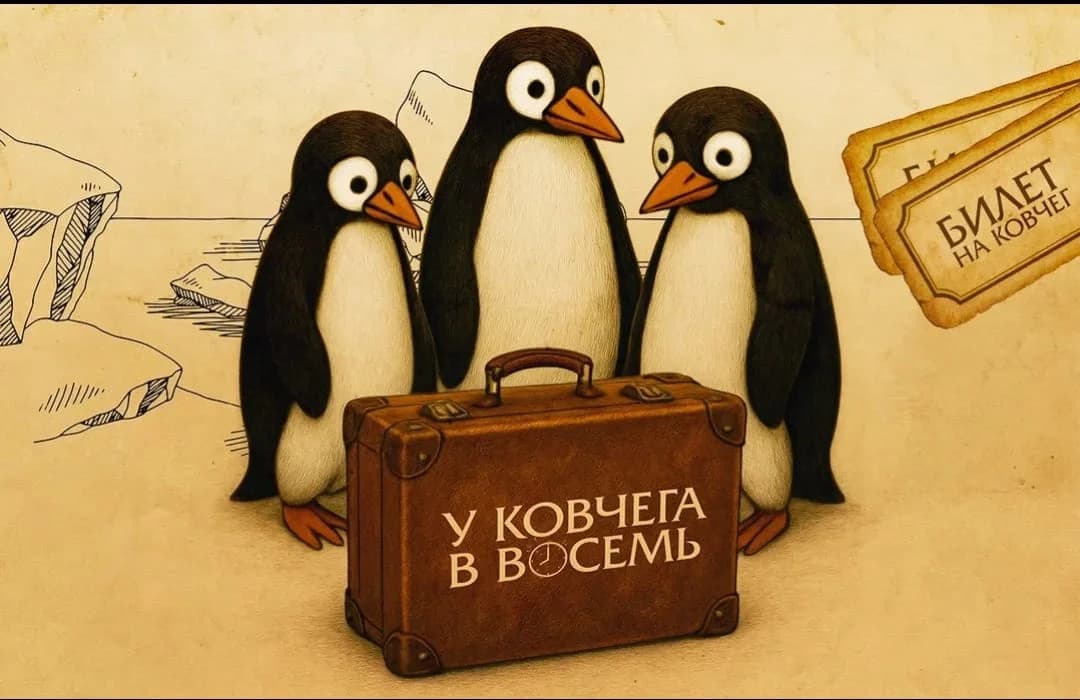 Ироническая сказка-притча "Два билета, три пингвина"
