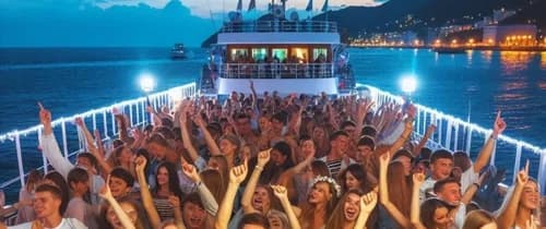 ВЕЧЕРИНКА ДИСКОТЕКА 90-Х НА ТЕПЛОХОДЕ ДАГОМЫС